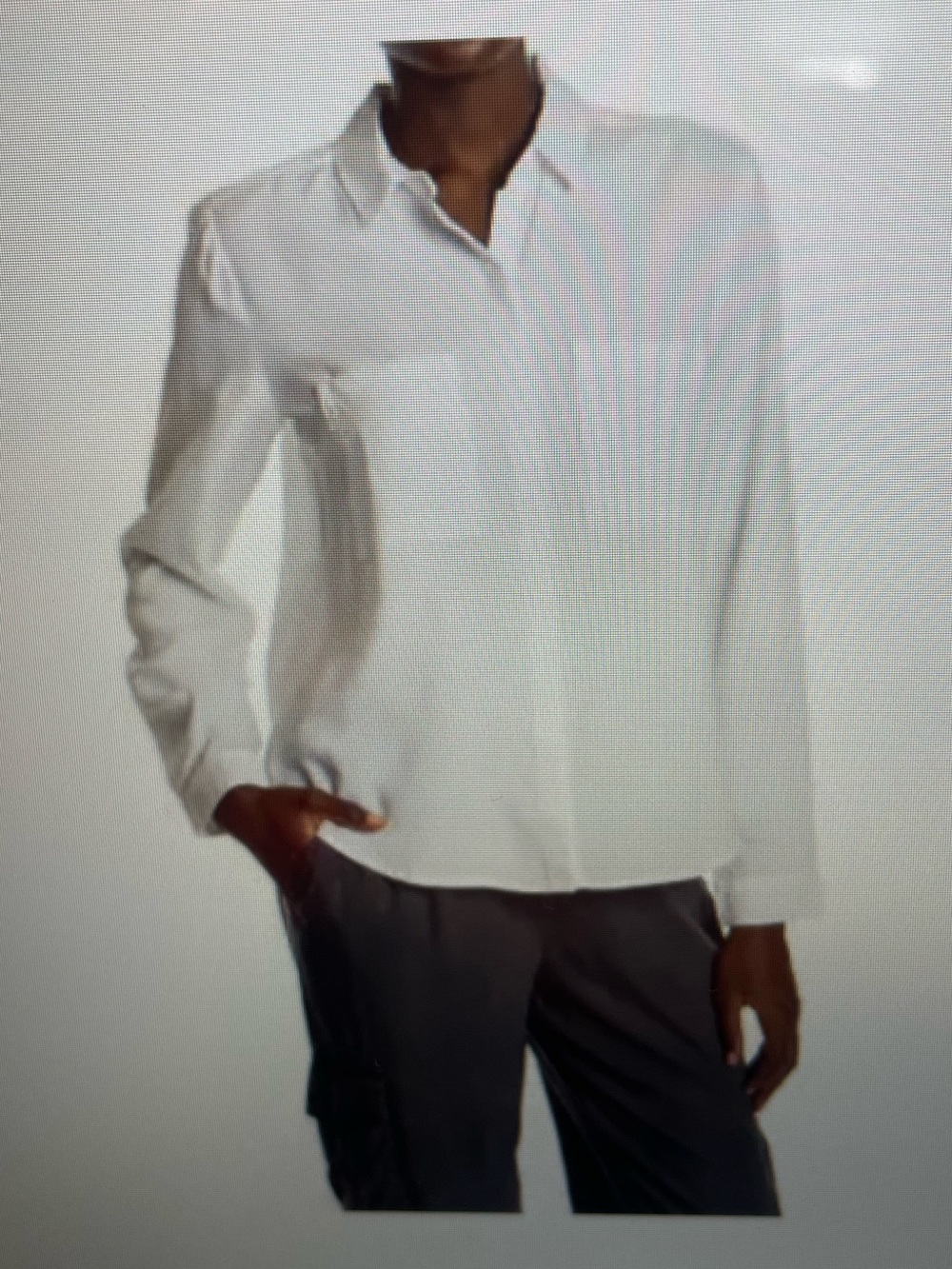 Cloth & Stone NWT White Button-Front Blouse